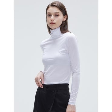 YJACK W_모어텐션 슬림핏 롤넥 긴소매 티셔츠 (120gsm) LJT1822L