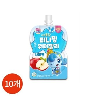  캐치티니핑 과즙퐁당 워터젤리 사과맛 110ml x 10개입