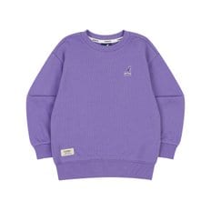 [강남]클럽 로고 스웻셔츠 QC 0002 퍼플 (AQCCRT00020PU)