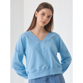 planet-91 V neck sweatshirt_blue