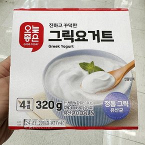 오늘좋은 진하고 꾸덕한 그릭요거트 80g x 4개입 x 2개 코스트코