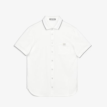 람다 (공식정품) 람다 남성골프웨어 폴로 시보리 8버튼 0228 화이트 클래식 골프티셔츠