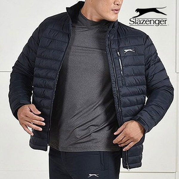 남성 웰론 경량 점퍼 네이비