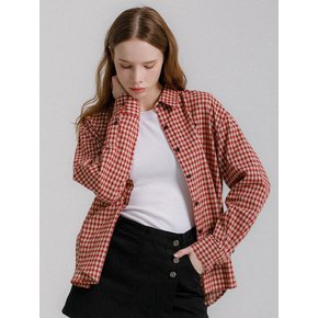 [에이루브] 클래식 기모 체크 셔츠 AAQKSH101P