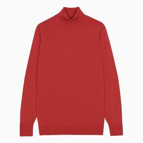 24FW 존스메들리 스웨터 CHERWELL PULLOVER ROLL NECK LS REDWOOD