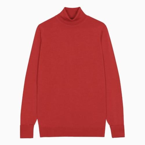 존스메들리 스웨터 CHERWELL PULLOVER ROLL NECK LS REDWOOD