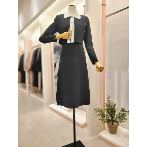 [여주점] 여성 가디건 세트 니트 원피스 (ITP2KOP700)