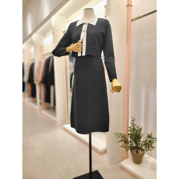 [여주점] 여성 가디건 세트 니트 원피스 (ITP2KOP700)