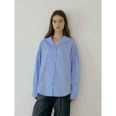 SLEEVE VOLUME BLOUSE - Blue