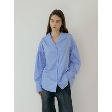 SLEEVE VOLUME BLOUSE - Blue