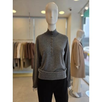 더아이잗 [여주점] [더 아이잗] 여성 하이넥 버튼 풀오버 니트(IRAM1PO931)