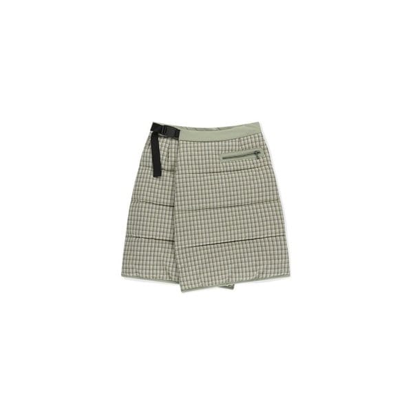 Flannel Insulated Lap Skirt Mint