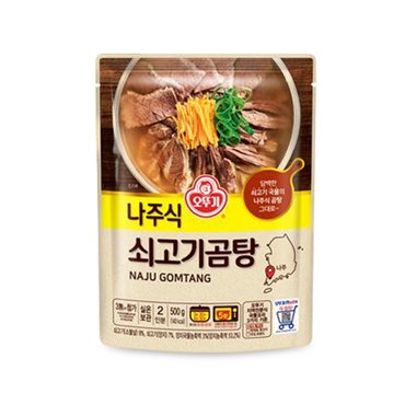 인정식탁 [오뚜기] 나주식 쇠고기곰탕 500g x 12