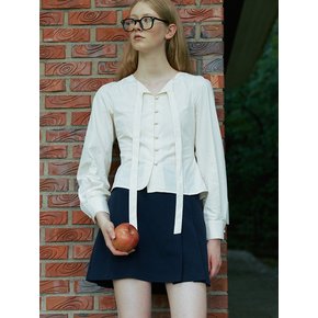 Tie-Collar Blouse