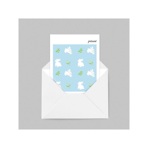 시그니처 엽서_봄날의 토끼
