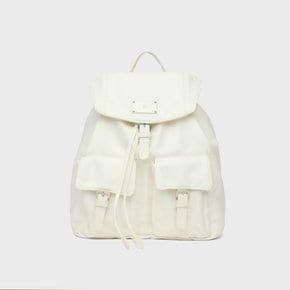 SYMBOL NYLON BACKPACK[IVORY]