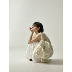 SYMBOL NYLON BACKPACK[IVORY]