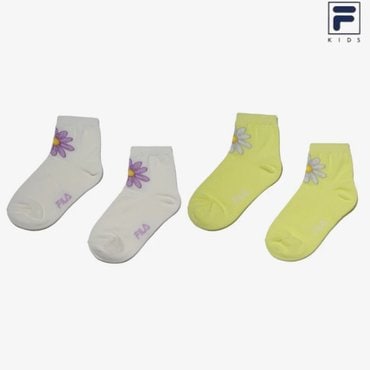 휠라키즈 ●25 휠라키즈 Daisy 중목양말 2컬러 (FK3SCH1018F)