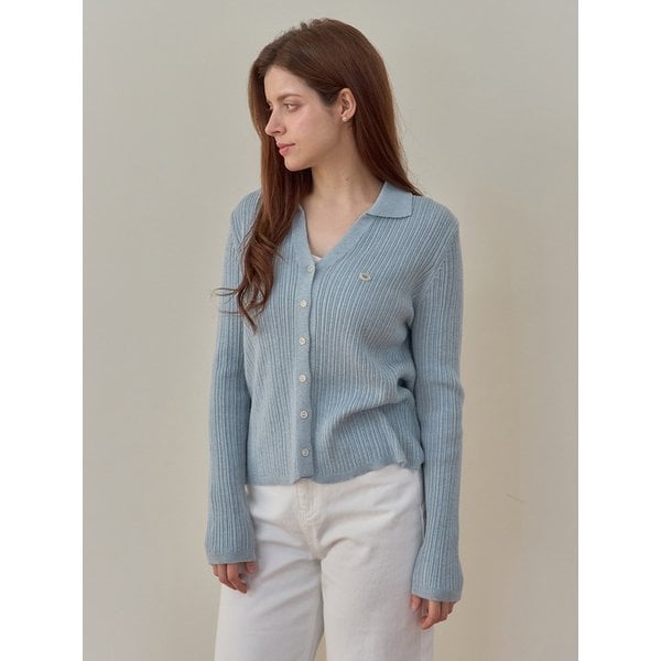 26SS Perfume collar knit cardigan 4color