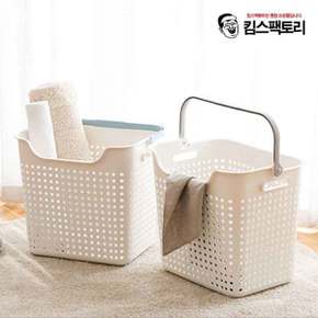 국내산 다용도 빨래바구니 세탁바구니 세탁실 정리함