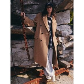 Structured Oversized Fit Double Coat  Beige (MS4Y39A71A)