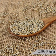 건강알곡 그린밀렛 500g 앵무새 모이 영양간식 사료