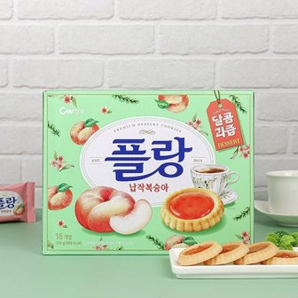  CW 청우 플랑 납작복숭아 160g / 타르트 간식_