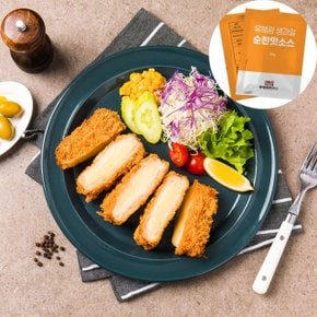 유혜광 수제치즈폭포돈까스 5장(200g x 5팩)+순한맛소스 50g x 5봉