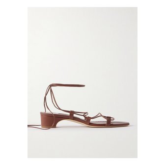 마놀로블라닉 델라산 가죽 샌들 30mm 브라운 1647597360418430