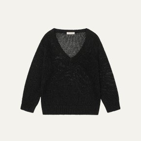Ral V-Neck Knit Black
