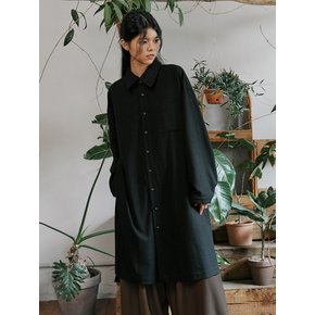 unisex jungle long shirts black