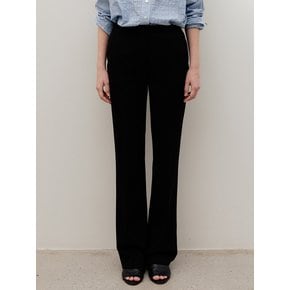 Fitte Slim Bootcut Slacks Black