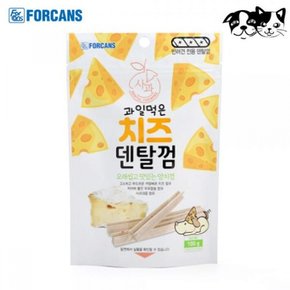 과일먹은 치즈덴탈껌 (사과)100g (강아지 간식)
