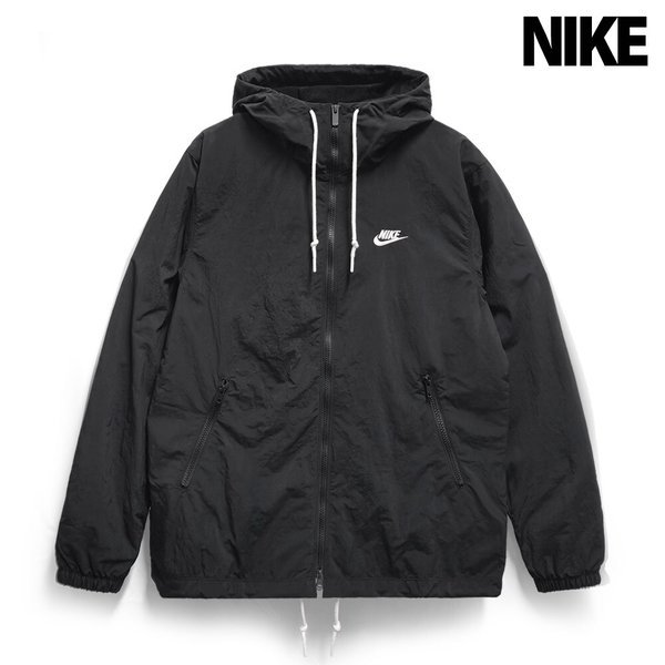 남성 클럽 우븐 풀집 자켓 블랙 FB7397-010