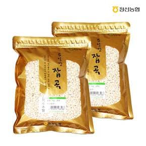 오일장잡곡 옥수수알 1kgx2봉(2kg)