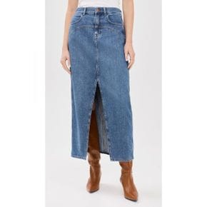 5450335 Madewell Western Yolk Midi Skirt