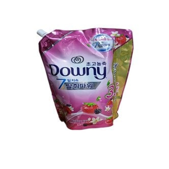  다우니 초고농축 핑크 탈취파워 섬유유연제 베리베리와 바닐라크림 리필 2.6L