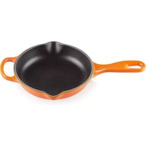 영국 르쿠르제 후라이팬 Le Creuset Signature Enamelled Cast Iron Skillet Frying Pan With He