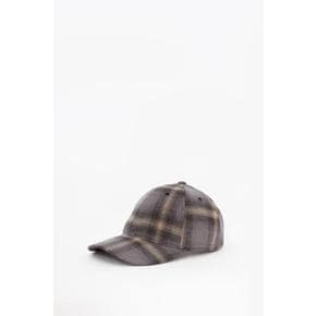 아워레가시 볼캡 A4248BDG OYSTER CHECK HAIRY FLANNEL DOM