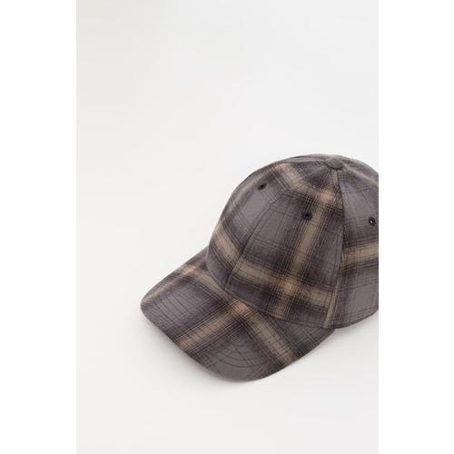 아워레가시 볼캡 A4248BDG OYSTER CHECK HAIRY FLANNEL DOM