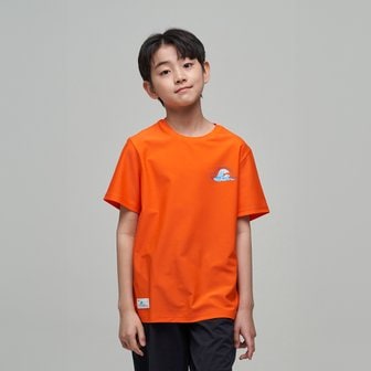 내셔널지오그래픽키즈 K242URG710 데일리 워터 반팔티-1 ORANGE