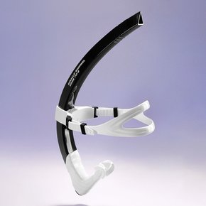 스쿠알로 SQUALO 센터스노클 엣지 FO-2 일체형 수영 강습용 훈련 연습용품 블랙