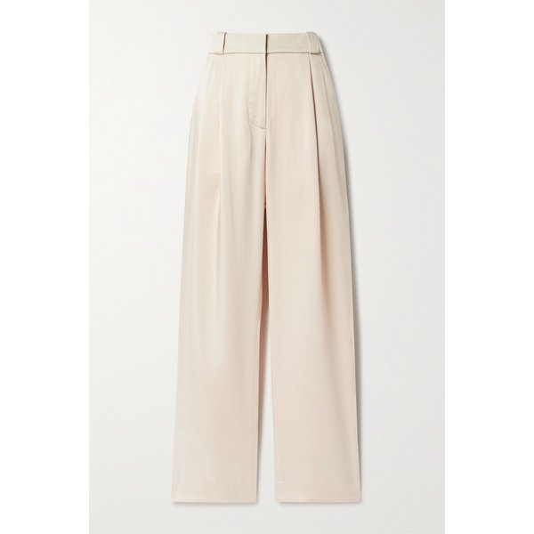 핀 플리츠 크레이프 와이드 팬츠 1647597326204125