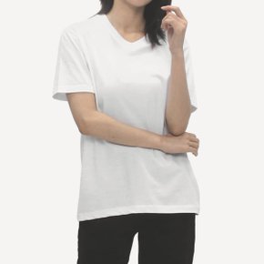 여자 반팔티 브이넥 30수 코튼 면 티셔츠 LHZ008_P356993807