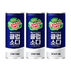 캐나다드라이 클럽소다 250ml/ 20캔