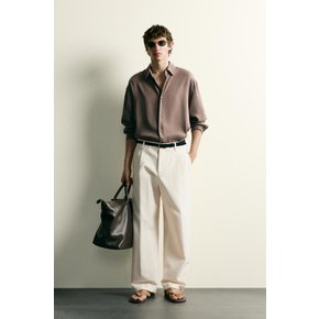 릴렉스핏 큐프로 긴팔 셔츠 / 5344/343/832 TAUPE GREY