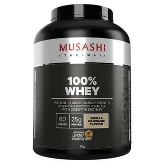  Musashi 무사시 100% 웨이 프로틴 WHEY 바닐라 2KG