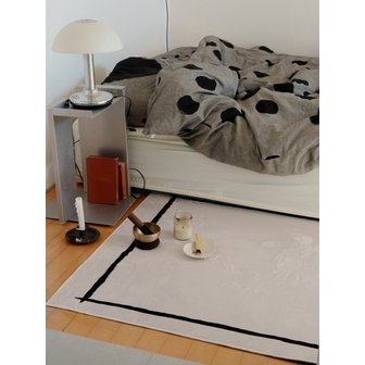 노미아 (NOMIA NYC) 메리 블랙 러그 3sizes