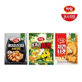 에어프라이어순살치킨480g+용가리치킨300g+하림치킨너겟 300g..[30401246]