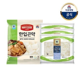 대림선 [대림냉장] 애니쿡 한입곤약 1kg x1개 +저칼로리누들실곤약 400g x3개